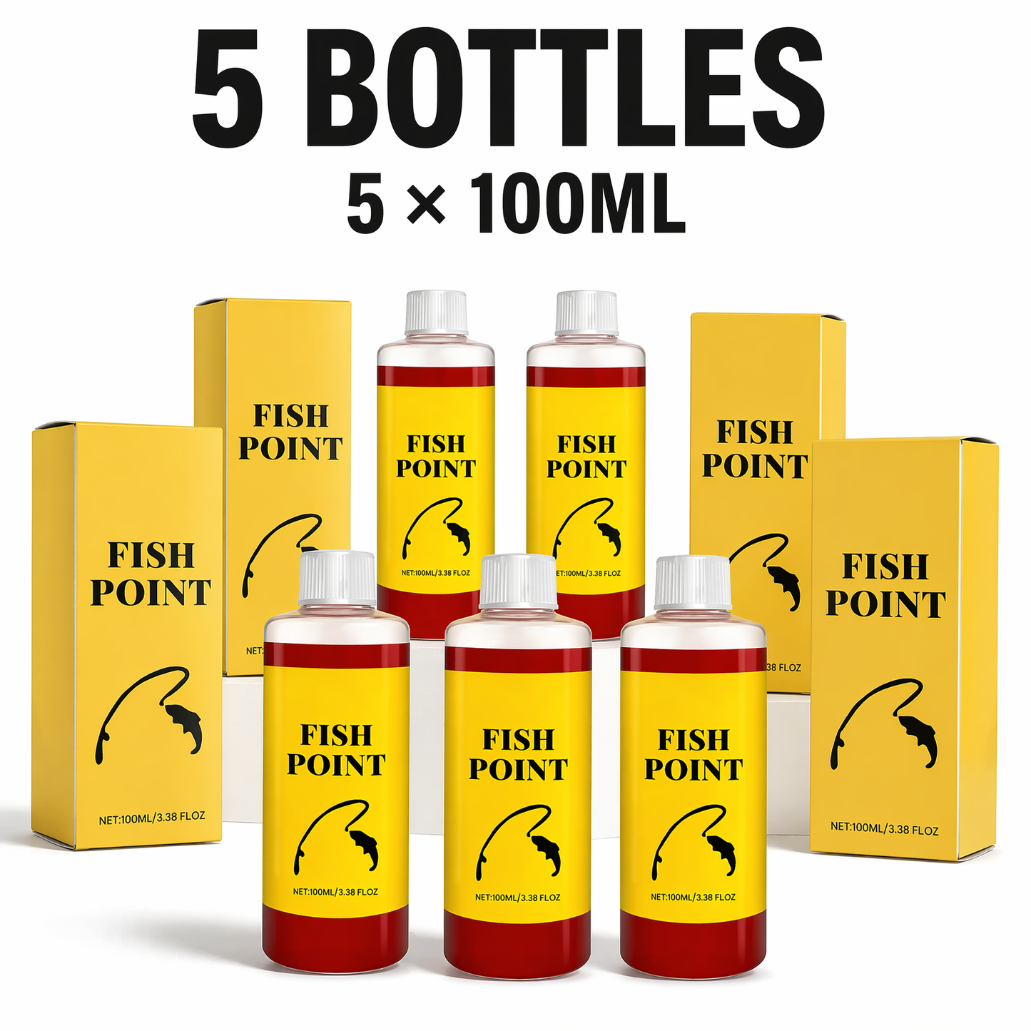 Fish Point Red Worm Fishing Scent Additive â Bait Enhancer Liquid 100ml