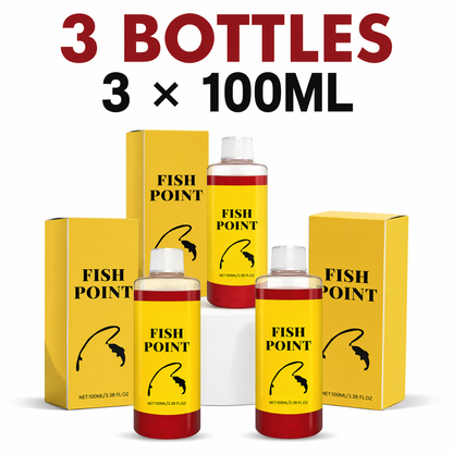 Fish Point Red Worm Fishing Scent Additive – Bait Enhancer Liquid 100ml