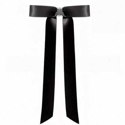 The Effortless Magnetic Bow: Chic Satin Hair Accessory for Instant Glamour
