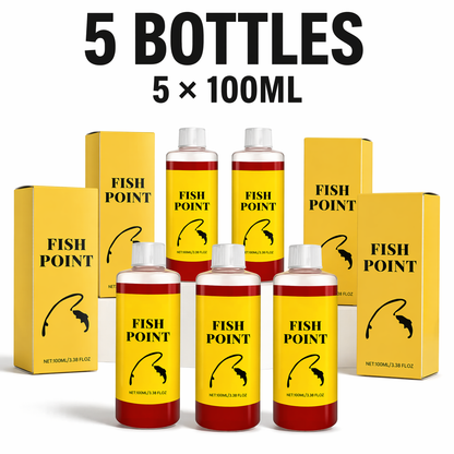 Fish Point Red Worm Fishing Scent Additive – Bait Enhancer Liquid 100ml