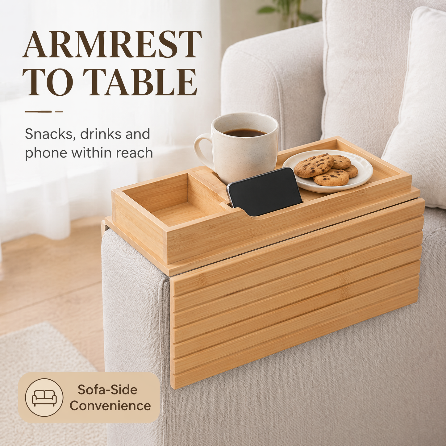 The Ultimate Foldable Sofa Arm Tray: Your Cozy Couch Side-Table