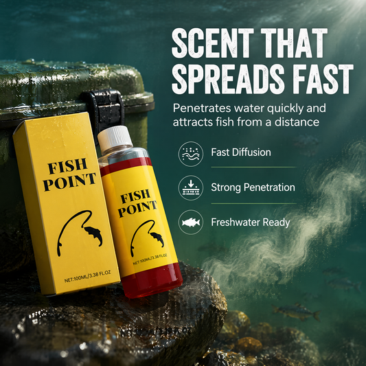 Fish Point Red Worm Fishing Scent Additive – Bait Enhancer Liquid 100ml