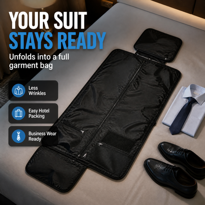 The Ultimate 2-in-1 Travel Suit Bag & Weekender Duffel (Wrinkle-Free)