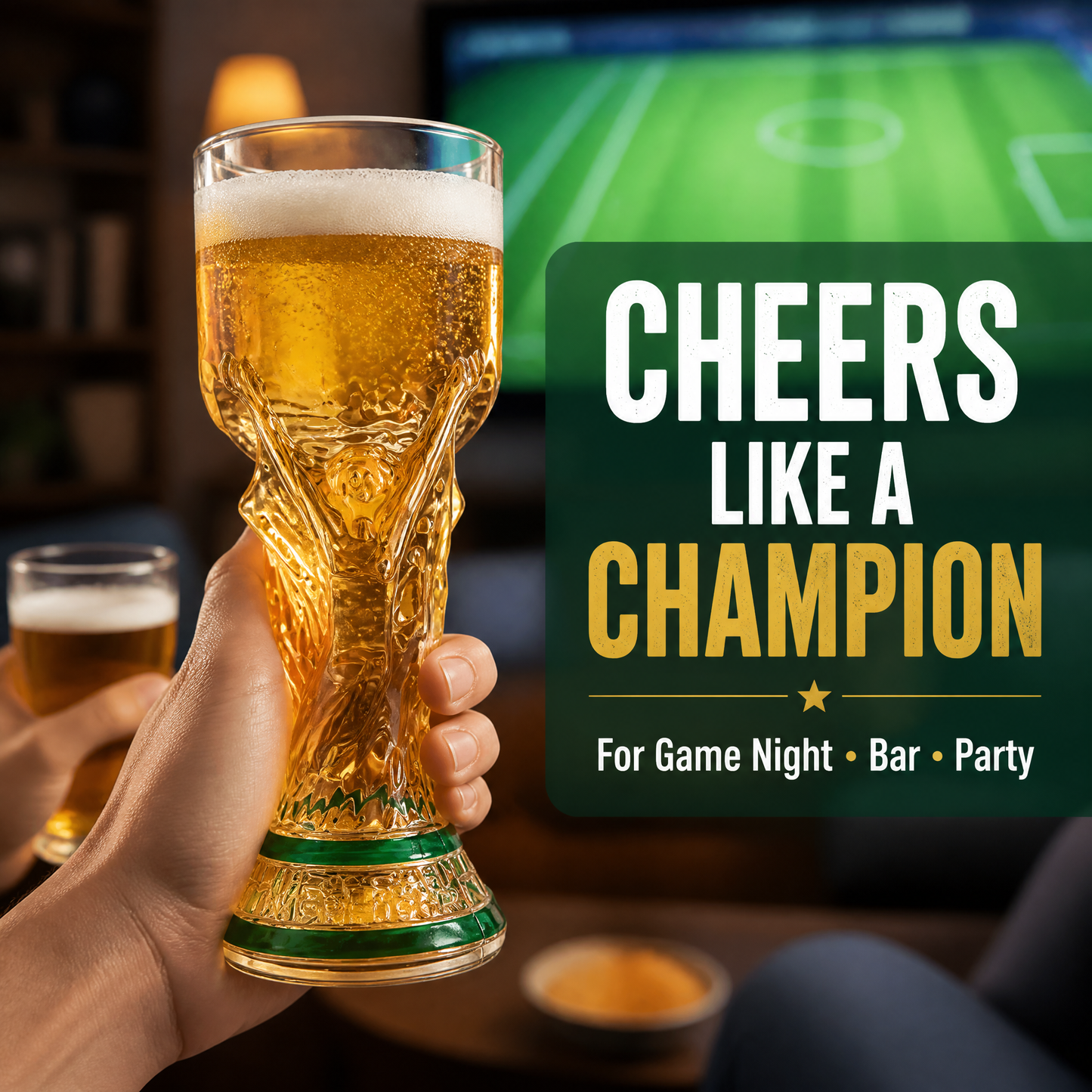 Raise the Glory: Champion Trophy-Inspired Beer Chalice
