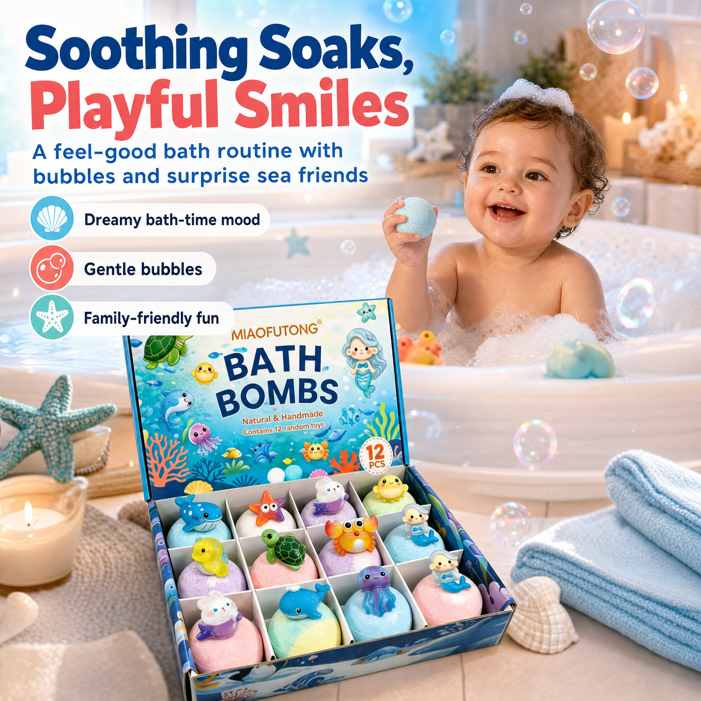 The Ultimate Bath Time Surprise: Kids' Animal Toy Bath Bomb Collection